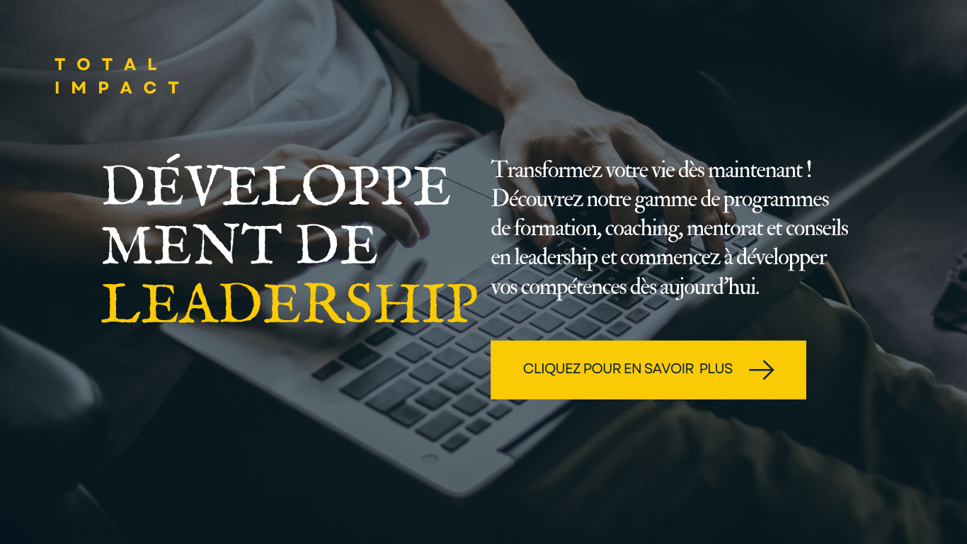 Total Impact - programme de développement de leadership